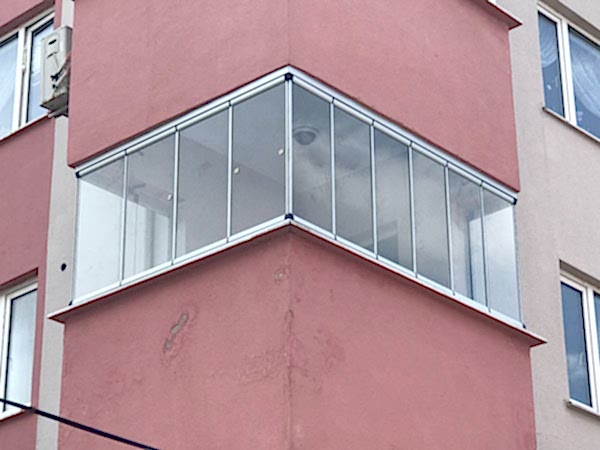 Bekoz Cubuklu Cam Balkon Çalışmamız Dış Görünüm
