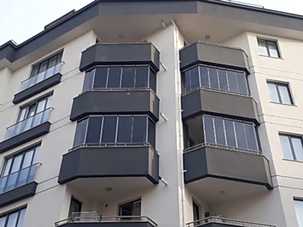 Cekmeköy Cam Balkon Çalışmamız, Füme Cam, Alüminyum Fitil, Broz Aluminyum