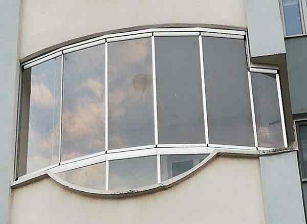 Çekmeköy Cam Balkon Calışmamız Şeffaf Cam, Alüminyum Fitil