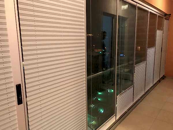 Plise perde cam balkon
