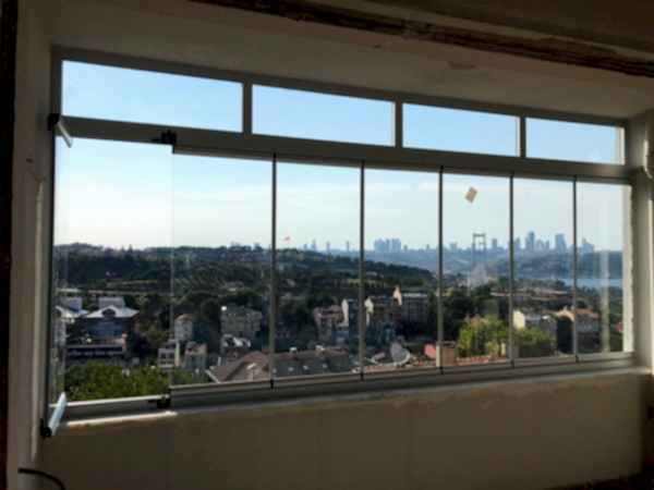 Lüks seri cam balkon su gecirmeyen